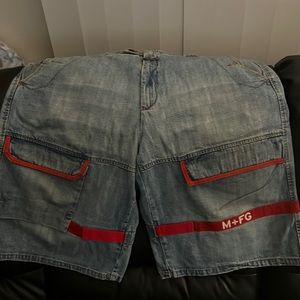 Men’s denim shorts